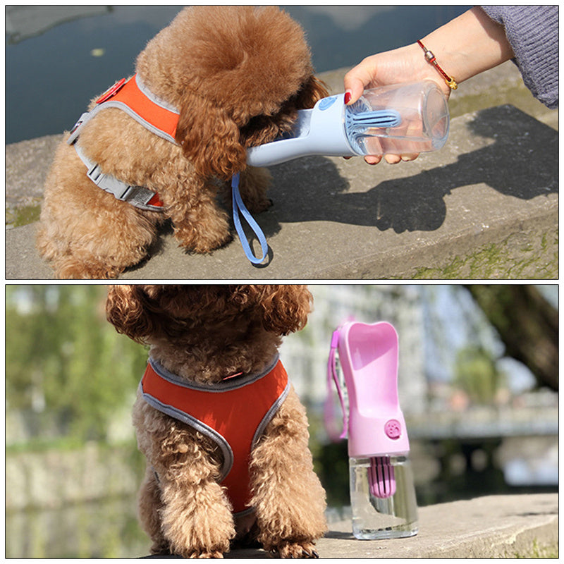 Portable Pet Dog Cat Water Bottle Feeder - Convenient Hydration on the Go - Dream Pet Supply Store