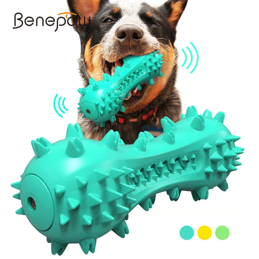 Benepaw Durable Teeth Cleaning Dog Toys - Safe Rubber Chew Toys for Aggressive Chewers, Puppy Play, Anxiety Relief - Dream Pet Supply Store