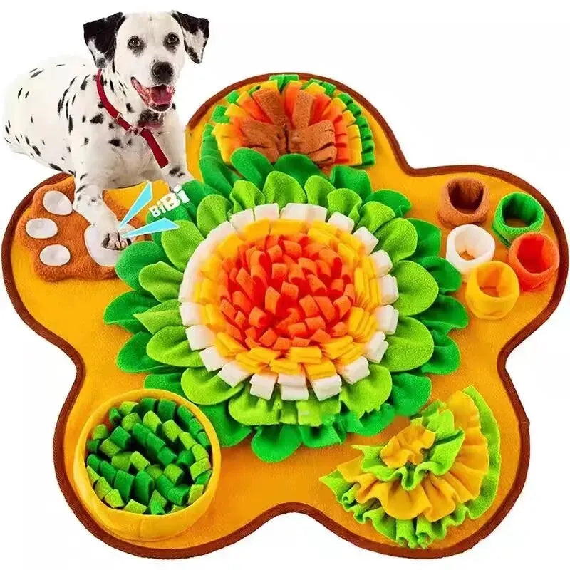 Sniff Mat for Dogs - Multi-Functional Dog Feeding Mat, Boredom Busters with Pupsicles, Dog Games & Treat Dispenser - Dream Pet Supply Store