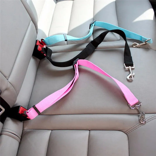 Dog Car Seat Belt Safety Protector - Travel Pet Accessories Harness and Leash - Dream Pet Supply Store