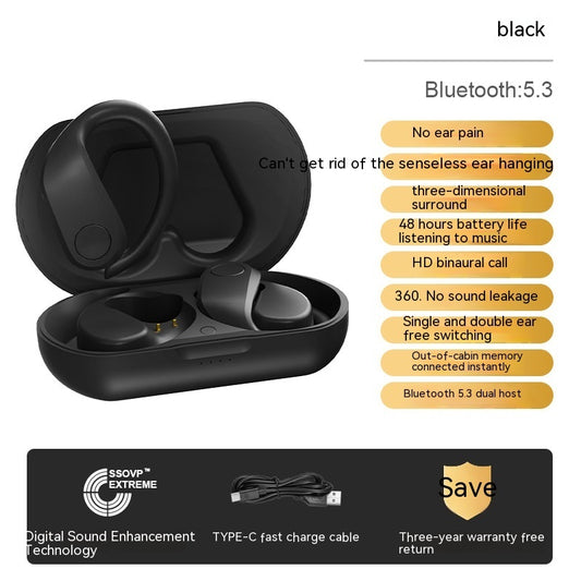 Ear Mounted Wireless Bluetooth 5.3 Earphones - High-Quality Sound & Comfort - Dream Pet Supply Store